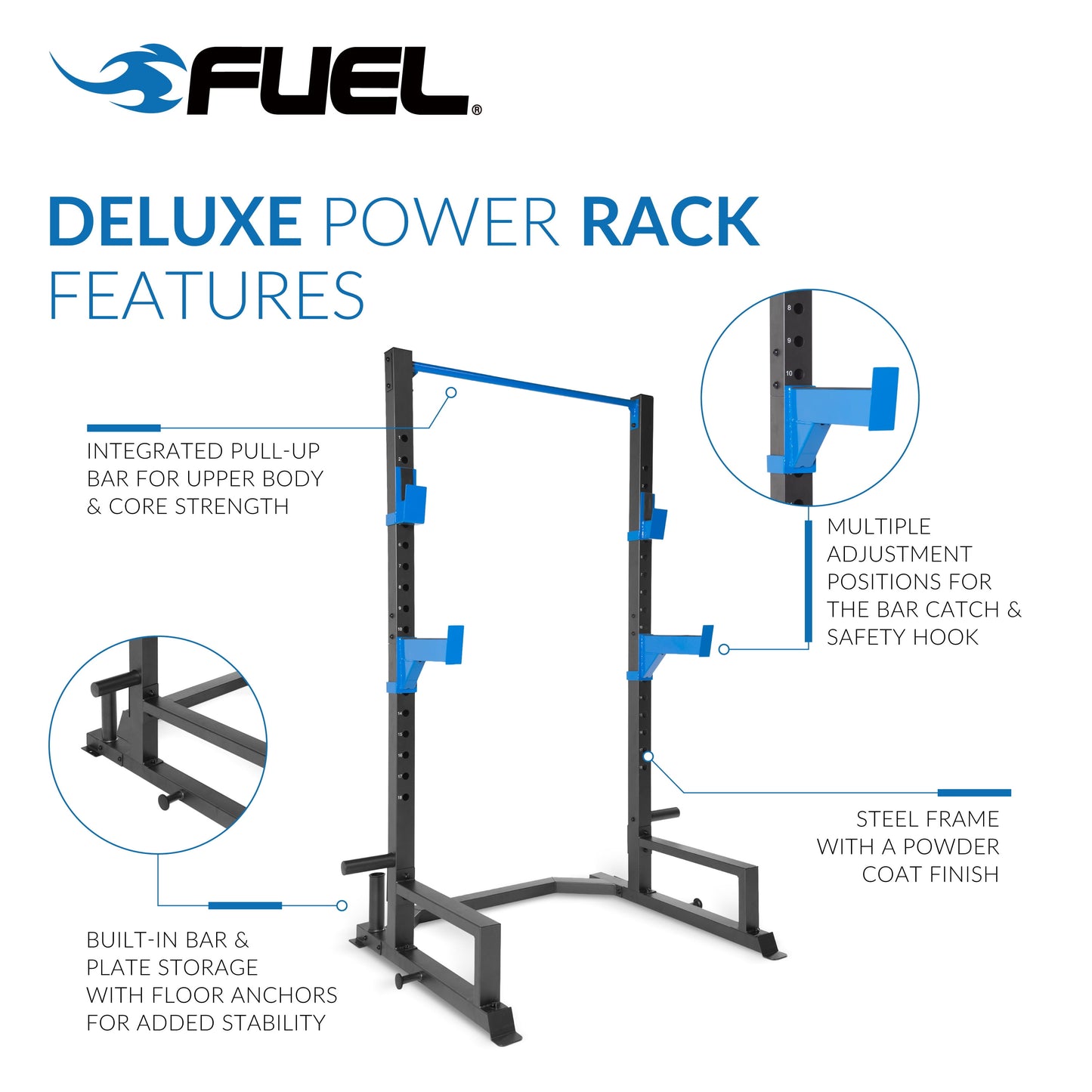 Deluxe Weight Lifting Power Cage