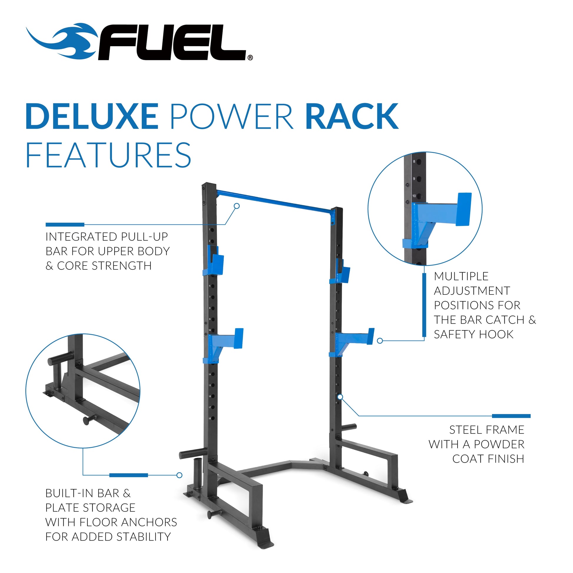Deluxe Weight Lifting Power Cage