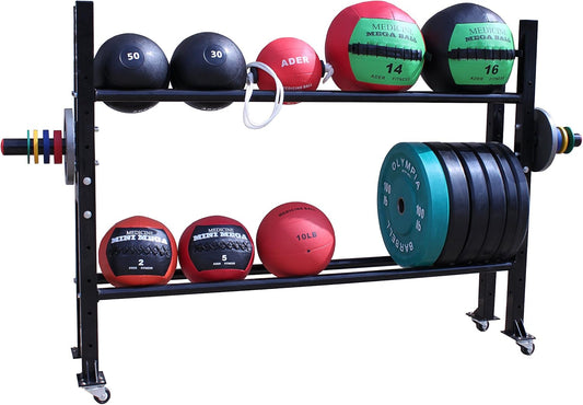 Ader Storage Rack with 8 Medicine Balls (Picture for Reference Only)